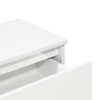 vidaXL Tables de chevet 2 pcs Blanc brillant 40x30x39 cm Aggloméré