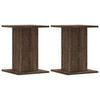 vidaXL Supports de haut-parleurs 2 pcs ch&ecirc;ne marron bois d'ing&eacute;nierie