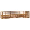 vidaXL Ensemble de canap&eacute;s d'ext&eacute;rieur 6 pc Naturel Polyester