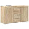 vidaXL Buffet Ch&ecirc;ne Sonoma 120 x 36 x 69 cm Bois d'ing&eacute;nierie