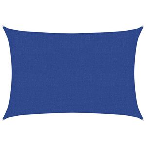 vidaXL Voile d'ombrage 160 g/m&sup2; Bleu 2x2,5 m PEHD