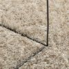 vidaXL Tapis ISTAN &agrave; poils longs aspect brillant beige &Oslash; 200 cm