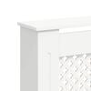 vidaXL Cache-radiateur Blanc 152x19x81,5 cm MDF