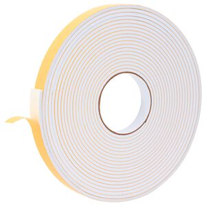 vidaXL Ruban adh&eacute;sif en mousse Blanc 20mm x 10m Mousse CR