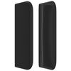 vidaXL T&ecirc;te de lit avec oreilles Noir 183x16x78/88 cm Similicuir