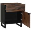 vidaXL Cabinet de chevet Noyer 50 x 33 x 60 cm Bois d'acacia massif