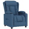 vidaXL Fauteuil inclinable Bleu Tissu