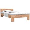 vidaXL Cadre de lit sans matelas bois de ch&ecirc;ne massif 160x200 cm