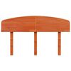 vidaXL T&ecirc;te de lit cire marron 120 cm bois massif de pin