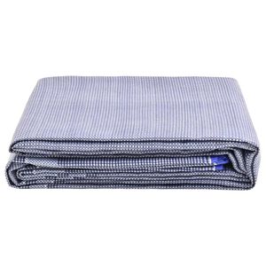 vidaXL Tapis de tente 250x200 cm Bleu