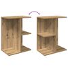 vidaXL Tables de chevet 2 pcs chêne artisanal bois d'ingénierie