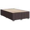 vidaXL Sommier &agrave; lattes de lit avec matelas Marron fonc&eacute; 120x200 cm