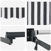vidaXL Auvent r&eacute;tractable &eacute;lectrique Anthracite et blanc 3 x 2 m