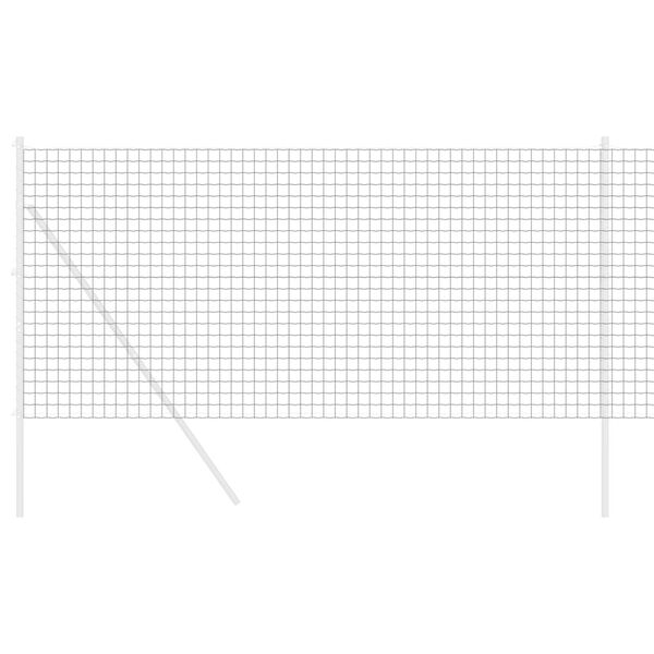 vidaXL Clôture Euro Gris 1.2 x 25 m Fer revêtu de PVC