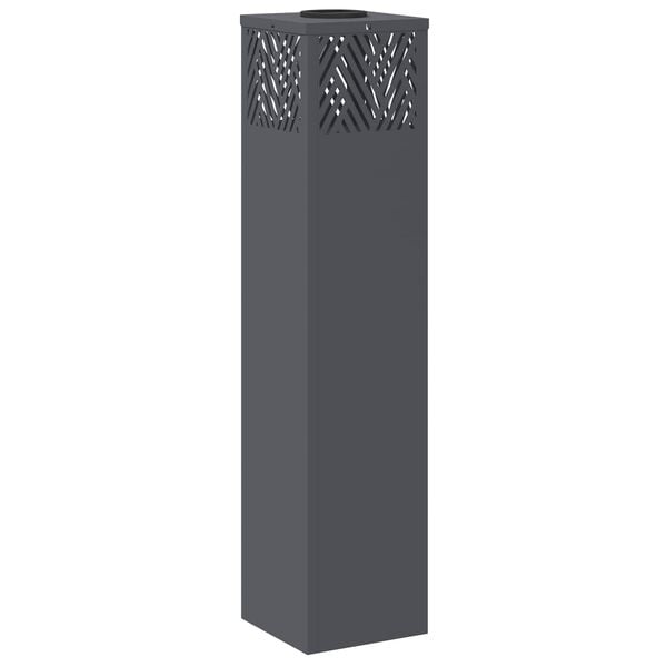 vidaXL Lumi&egrave;re de chemin LED solaire 2 pcs Anthracite