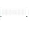 vidaXL Cl&ocirc;ture Euro avec poteau 25 x 0,6 m Acier recouvert de PVC Vert
