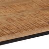 vidaXL Table console 80x30x74 cm bois massif de manguier et fer