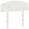 vidaXL Tête de lit blanc 75 cm bois massif de pin