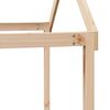 vidaXL Lit haut sans matelas 90x190 cm bois de pin massif