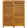 vidaXL Boîte de rangement de jardin 70x87x104 cm bois massif d'acacia