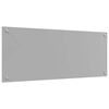 vidaXL Protection de cuisine Gris clair 100 x 40 x 0,6 cm verre trempé