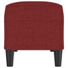 vidaXL Banc Rouge bordeaux 100x35x41 cm Tissu