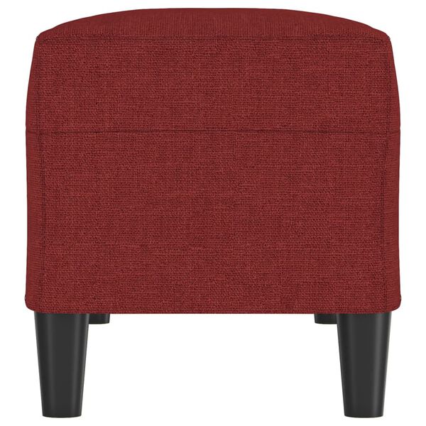 vidaXL Banc Rouge bordeaux 100x35x41 cm Tissu
