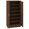 vidaXL Armoire &agrave; chaussures Ch&ecirc;ne marron 55x35x108cm Bois d'ing&eacute;nierie