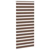 vidaXL Store z&egrave;bre marron 115x200cm largeur du tissu 110,9cm polyester