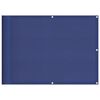 vidaXL &Eacute;cran de balcon bleu 75x1000 cm 100% polyester oxford