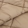 vidaXL Duvet d'hiver Taupe 200 x 140 cm Microfibre