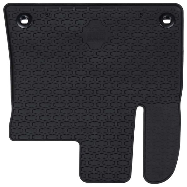 vidaXL Tapis de voiture 4 pcs Noir Caoutchouc