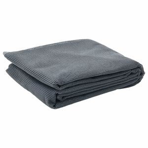 vidaXL Tapis de tente Anthracite 200 x 200 cm Polyester