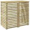 vidaXL Housse de climatiseur 110 x 58 x 105 cm Bois de pin impr&eacute;gn&eacute;