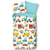 Good Morning Housse de couette enfant TRAFFIC 135x200 cm Multicolore