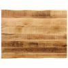 vidaXL Dessus de table bord vivant 70x60x3,8 cm bois de manguier brut