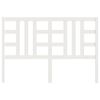 vidaXL Tête de lit Blanc 126x4x100 cm Bois massif de pin