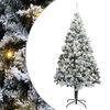vidaXL Sapin de No&euml;l artificiel pr&eacute;-&eacute;clair&eacute; Vert 400 cm PVC