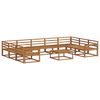 vidaXL Ensemble de canap&eacute;s d'ext&eacute;rieur 10 pcs Naturel