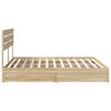 vidaXL Lit de Rangement Ch&ecirc;ne Sonoma 180 x 200 cm Bois d'ing&eacute;nierie
