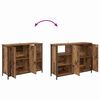 vidaXL Buffet Bois Ancien 100 x 33 x 75 cm Bois d'ing&eacute;nierie