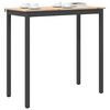 vidaXL Table de bar Naturel 110 x 55 x 105 cm Bois de pin massif