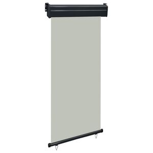 vidaXL Auvent lat&eacute;ral de balcon 105x250 cm Gris