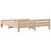 vidaXL Cadre de lit sans matelas 200x200 cm bois massif de pin