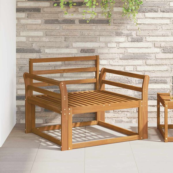 vidaXL Sofa de milieu ext&eacute;rieur Bois d'Acacia Massif Naturel