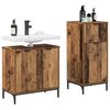 vidaXL Ensemble de mobilier de salle de bain 2 pcs Bois Ancien