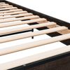 vidaXL Cadre de lit sans matelas ch&ecirc;ne marron 100x200 cm