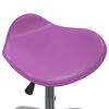 vidaXL Chaise de bureau Violet Similicuir