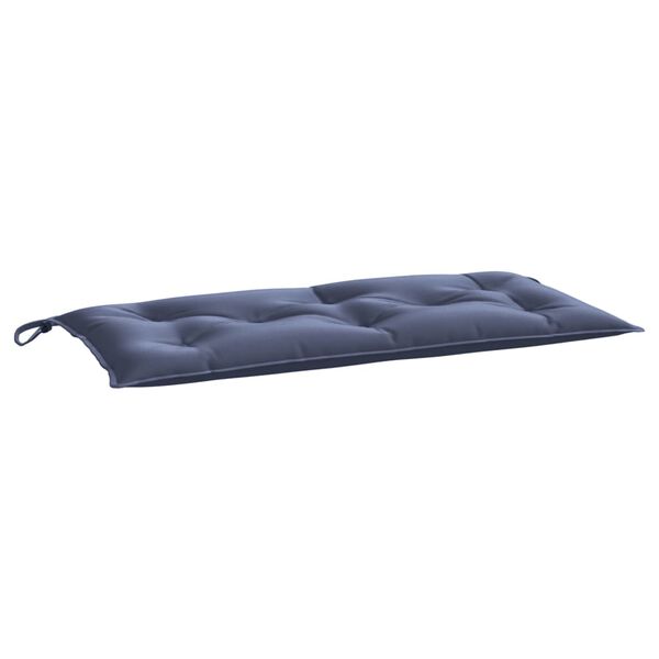 vidaXL Coussin de banc de jardin bleu marine 110x50x7 cm tissu oxford