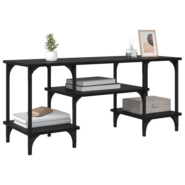 vidaXL Meuble TV Ch&ecirc;ne noir 102 x 35 x 45,5 cm